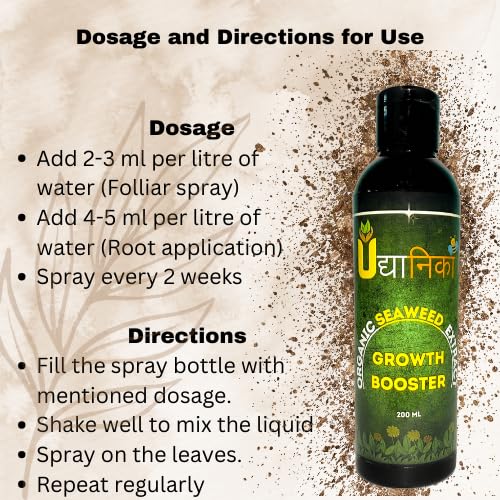 Udyanika Seaweed Liquid Concentrate- Organic Fertilizer For Plants